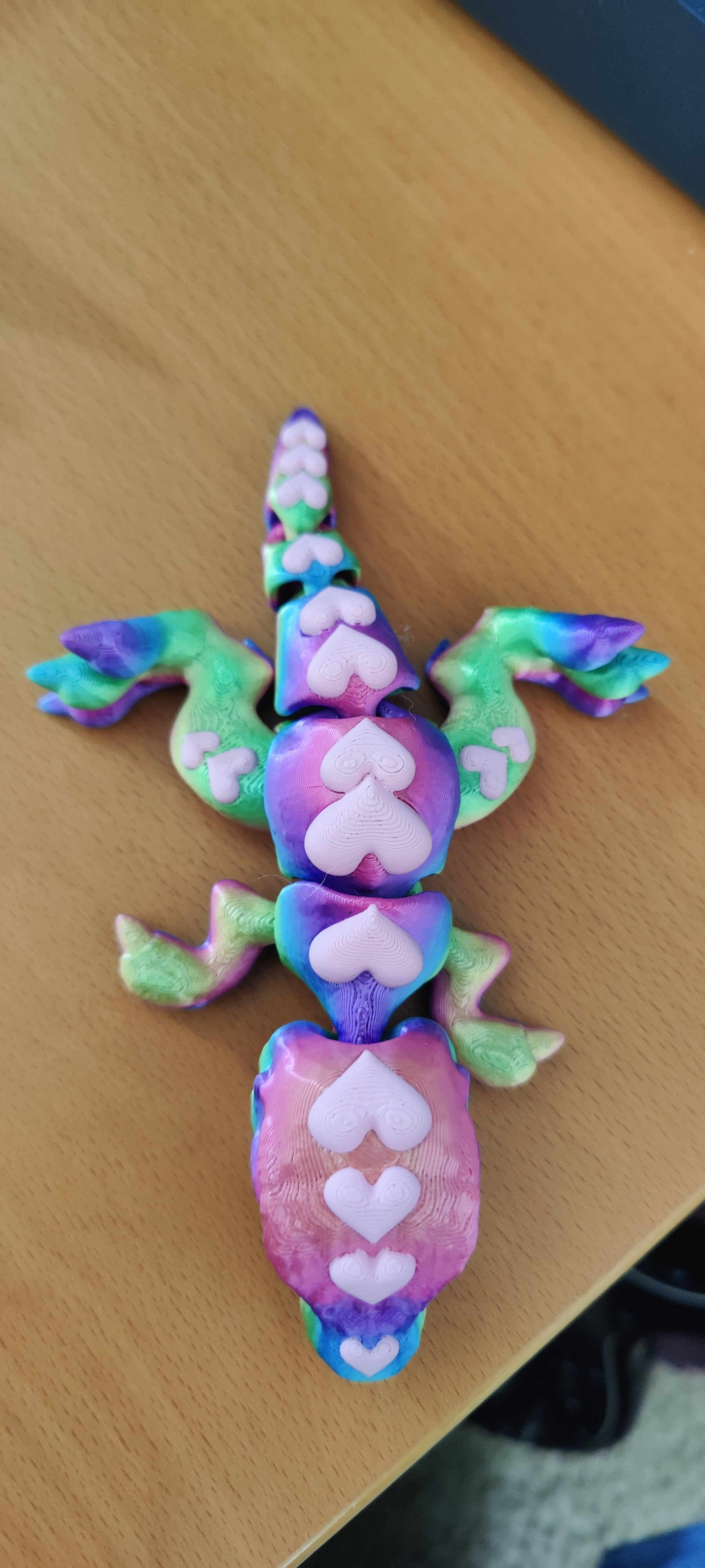 Tiny T-Rex with Hearts