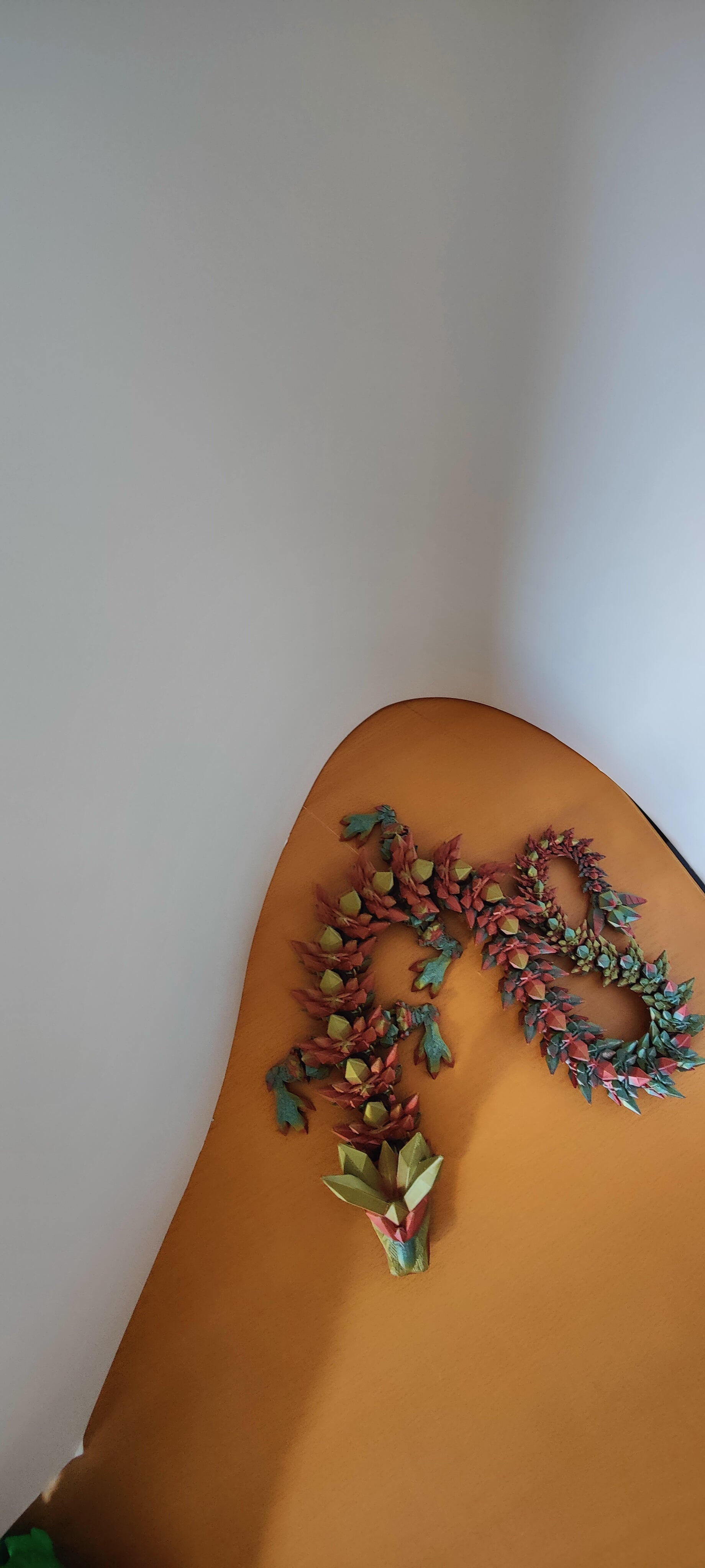 3D Printed Crystal Dragon – Poseable Figurine With Vibrant Filament Colors