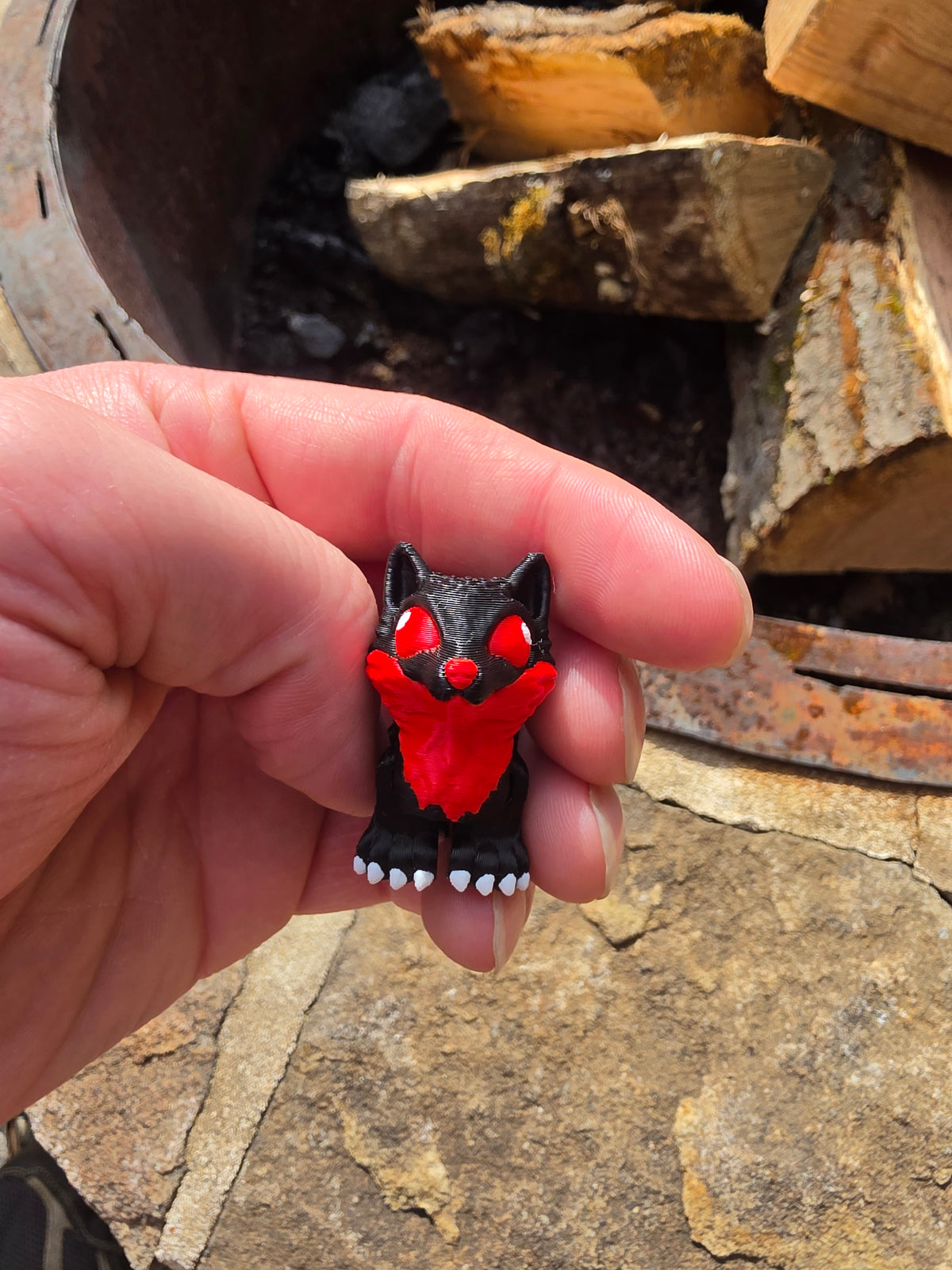 WOLF HATCHLING 3d printed figurine
