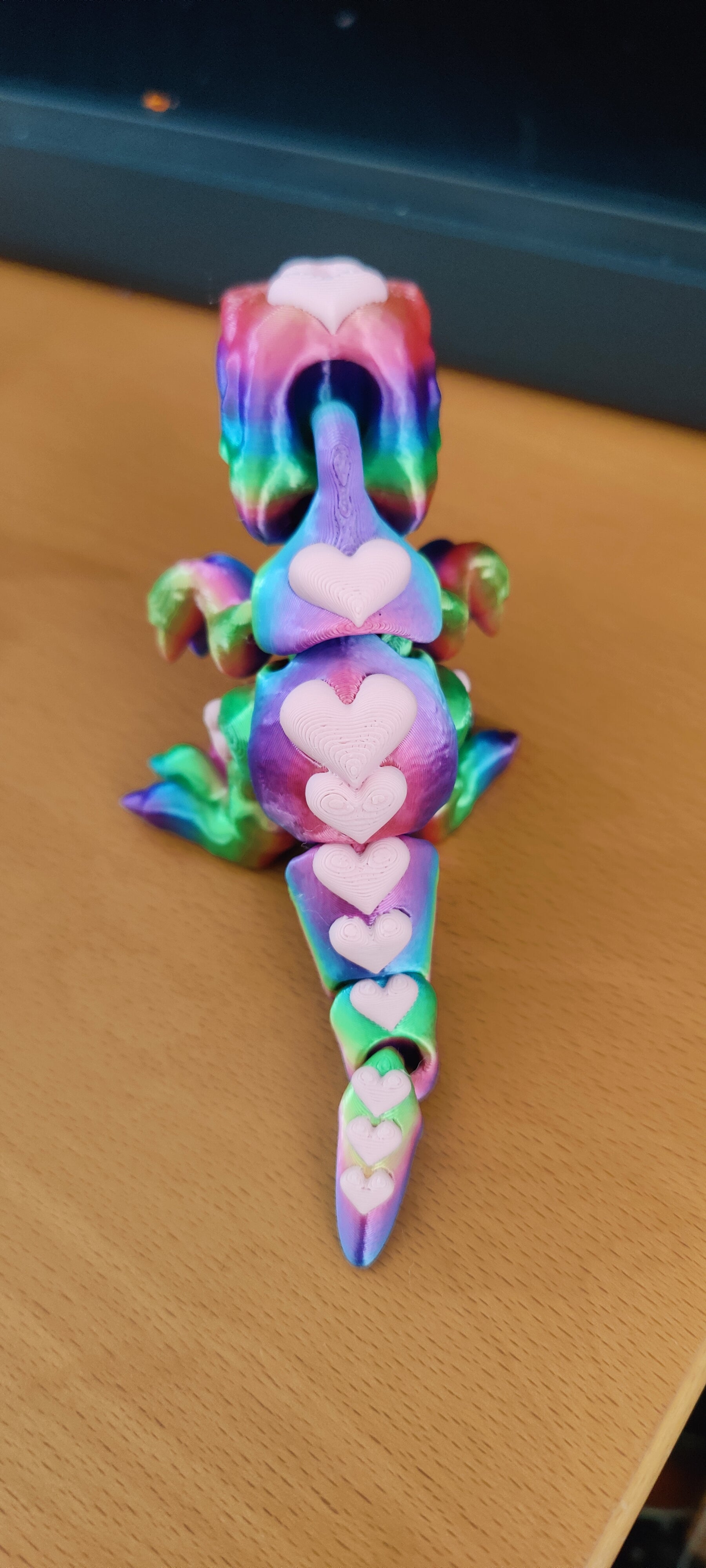Tiny T-Rex with Hearts