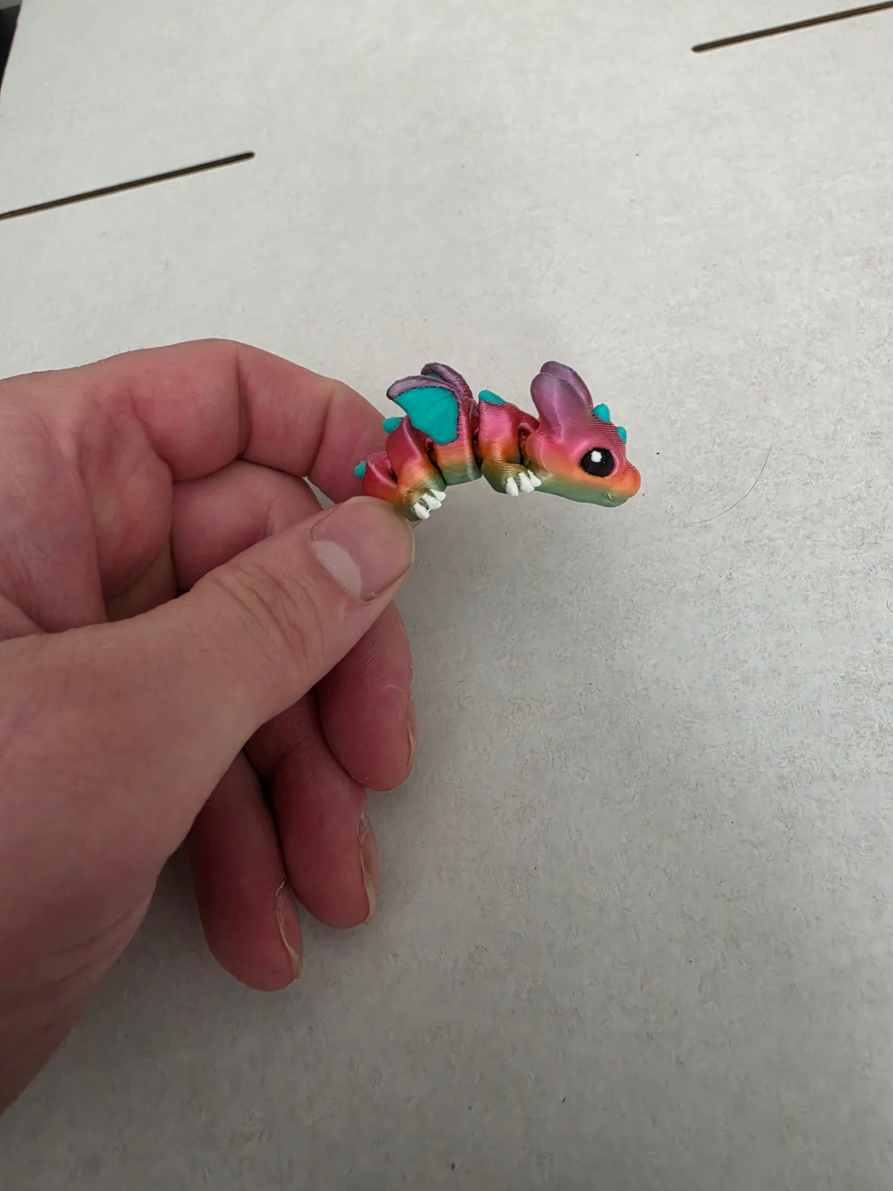 CUTE DRAGON HATCHLING 3d printed figurine