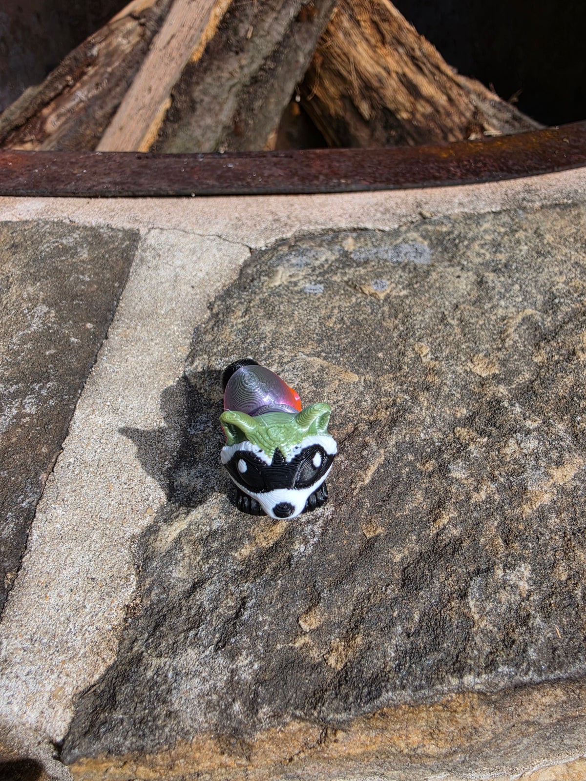 TRASH PANDA HATCHLING 3d printed figurine