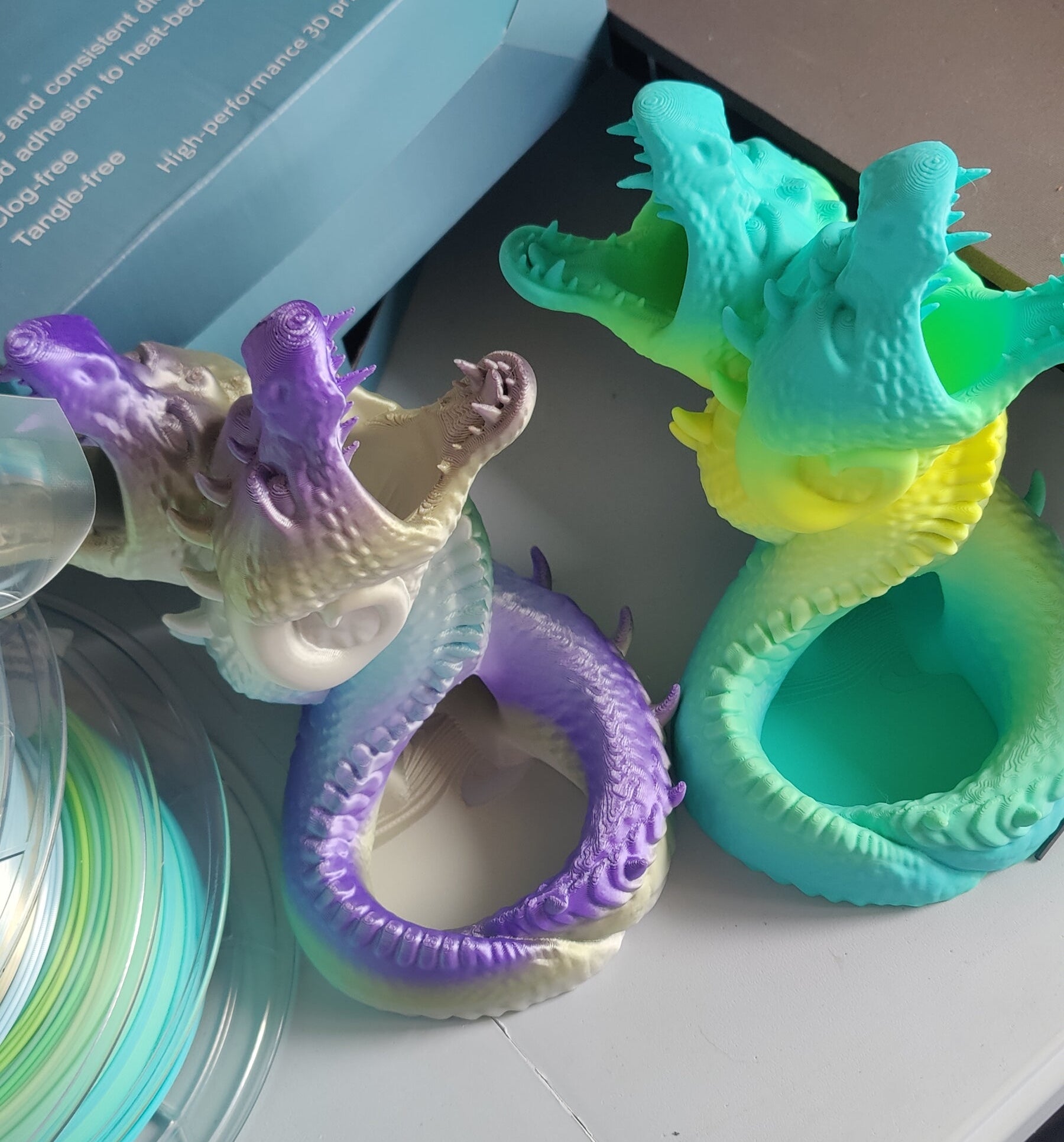 DUELING DRAGON DICE TOWER 3d print