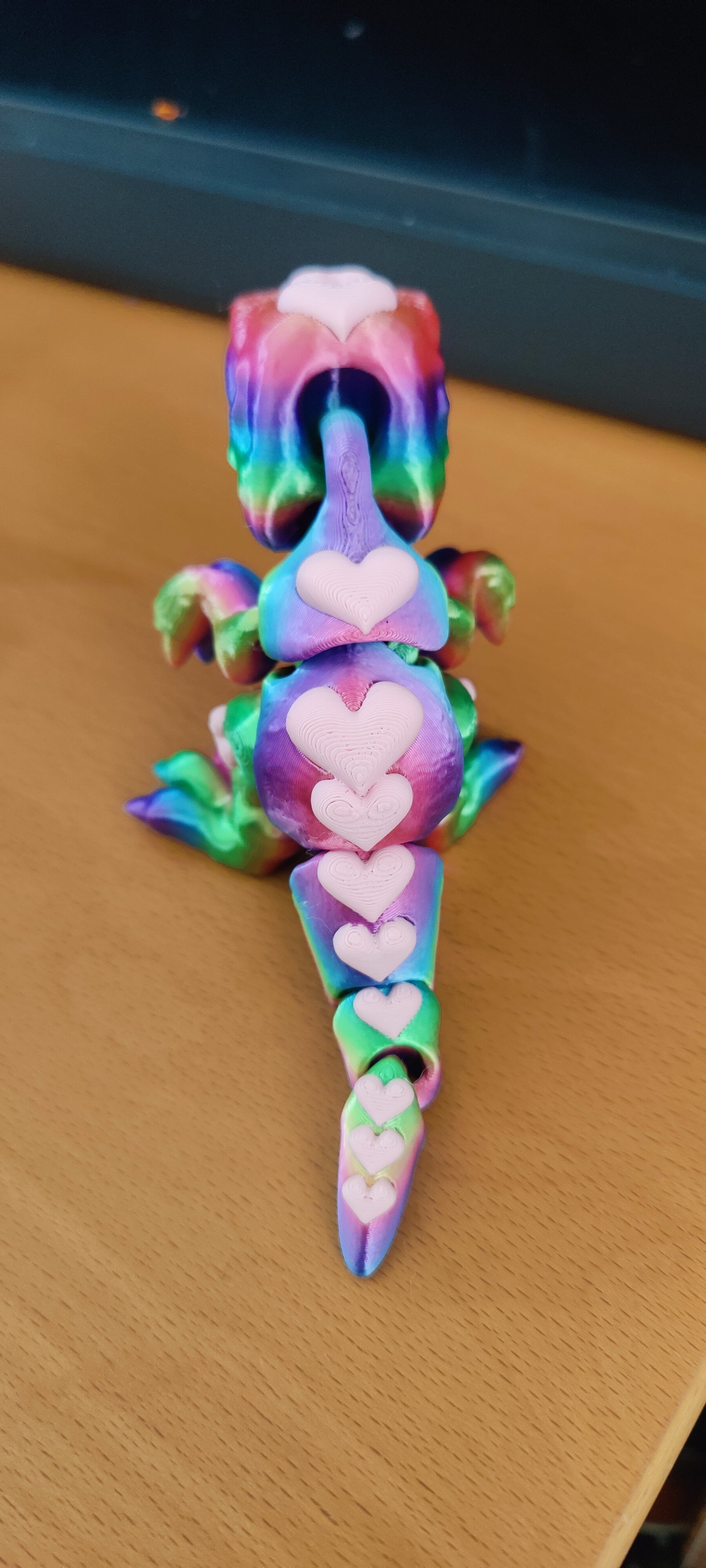 Tiny T-Rex with Hearts