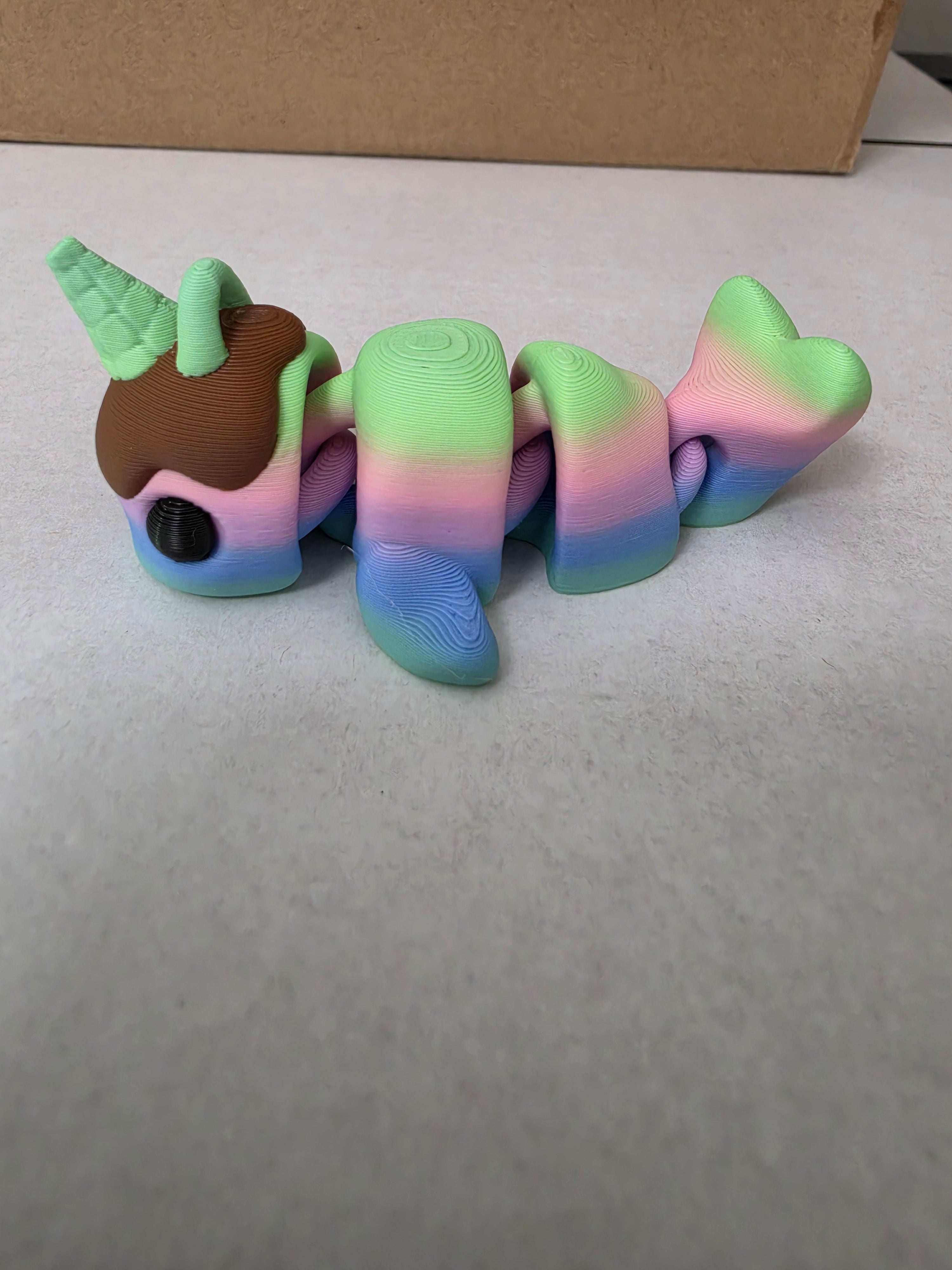ICE CREAM NARWHAL (keychain) 3D PRINT FIGURINE