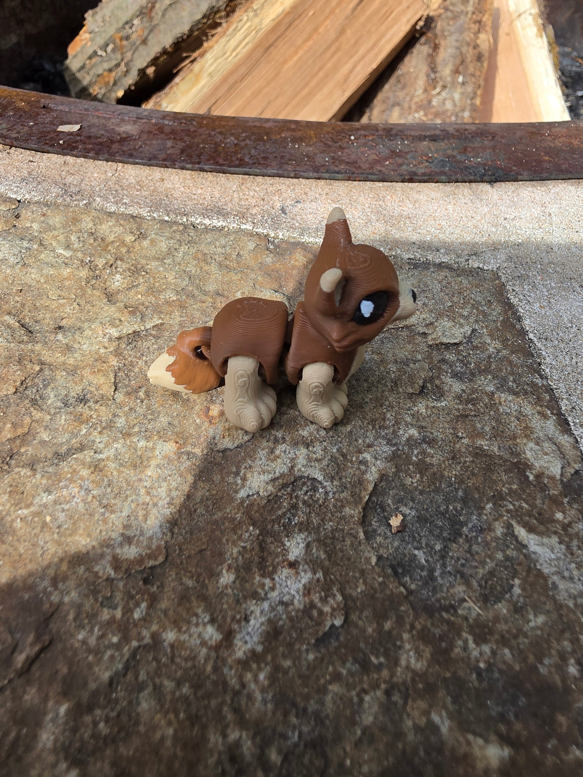 WOLF HATCHLING 3d printed figurine
