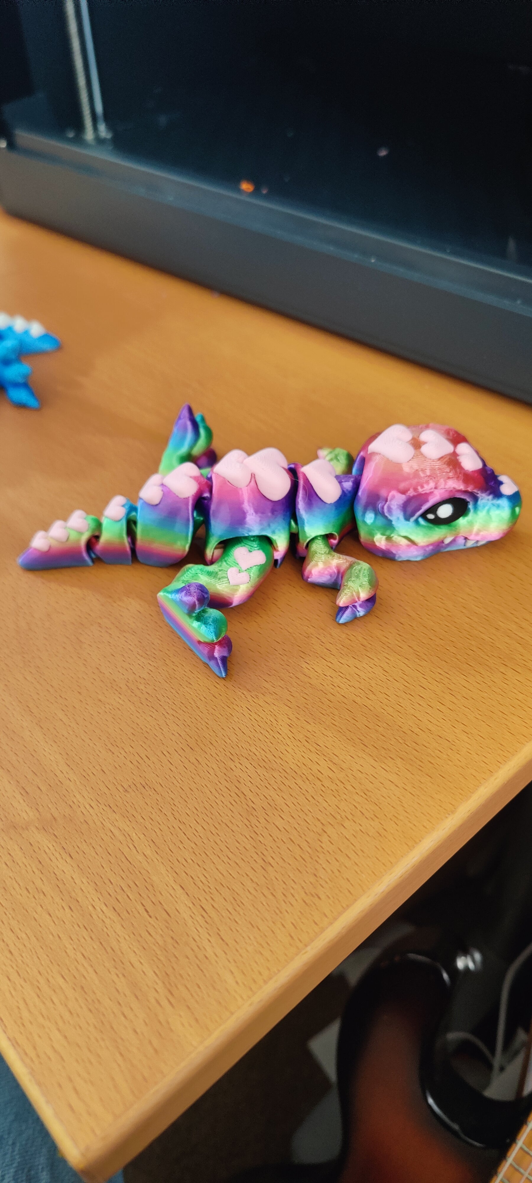 Tiny T-Rex with Hearts