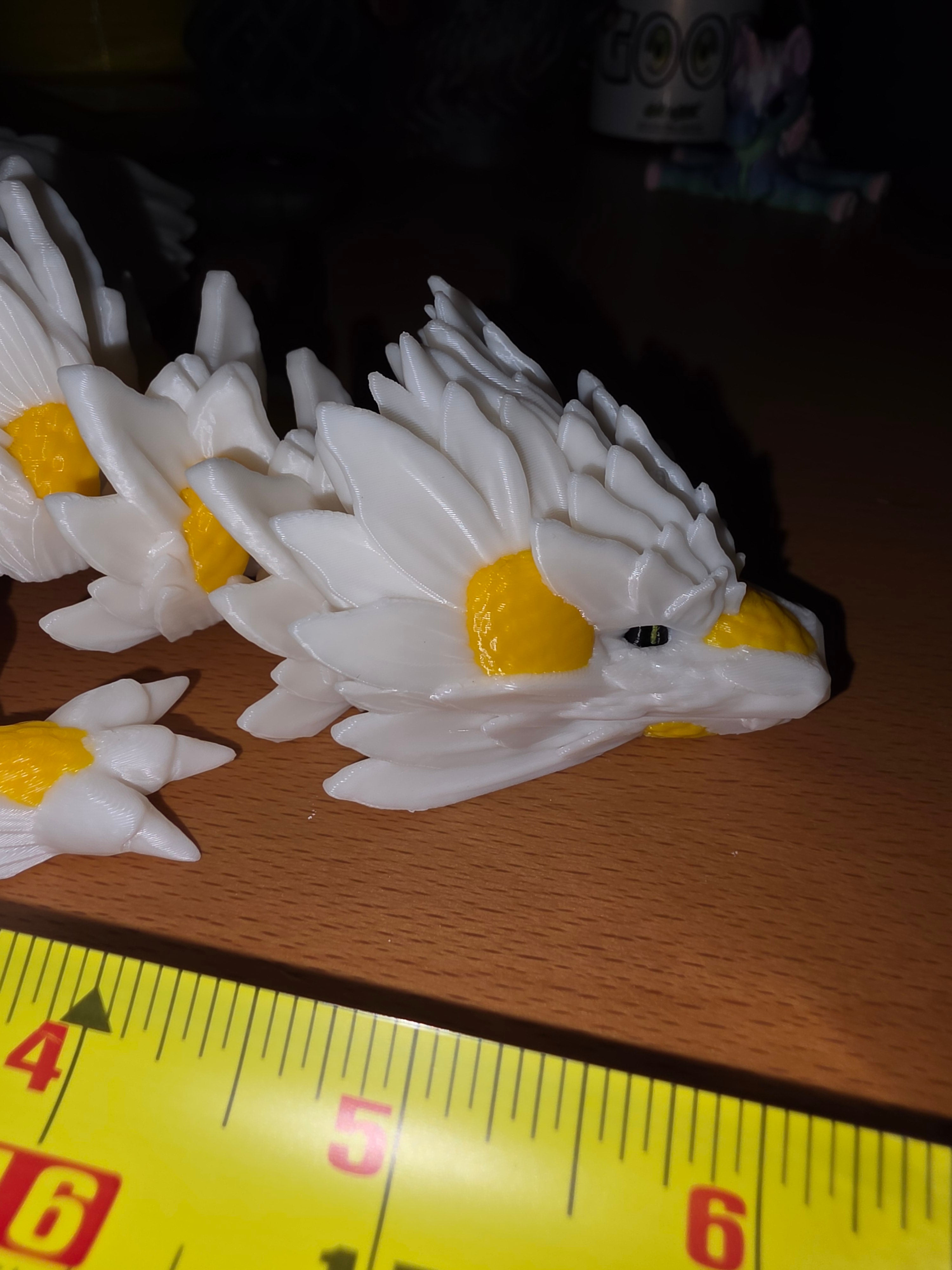 sunflower dragon 3d print