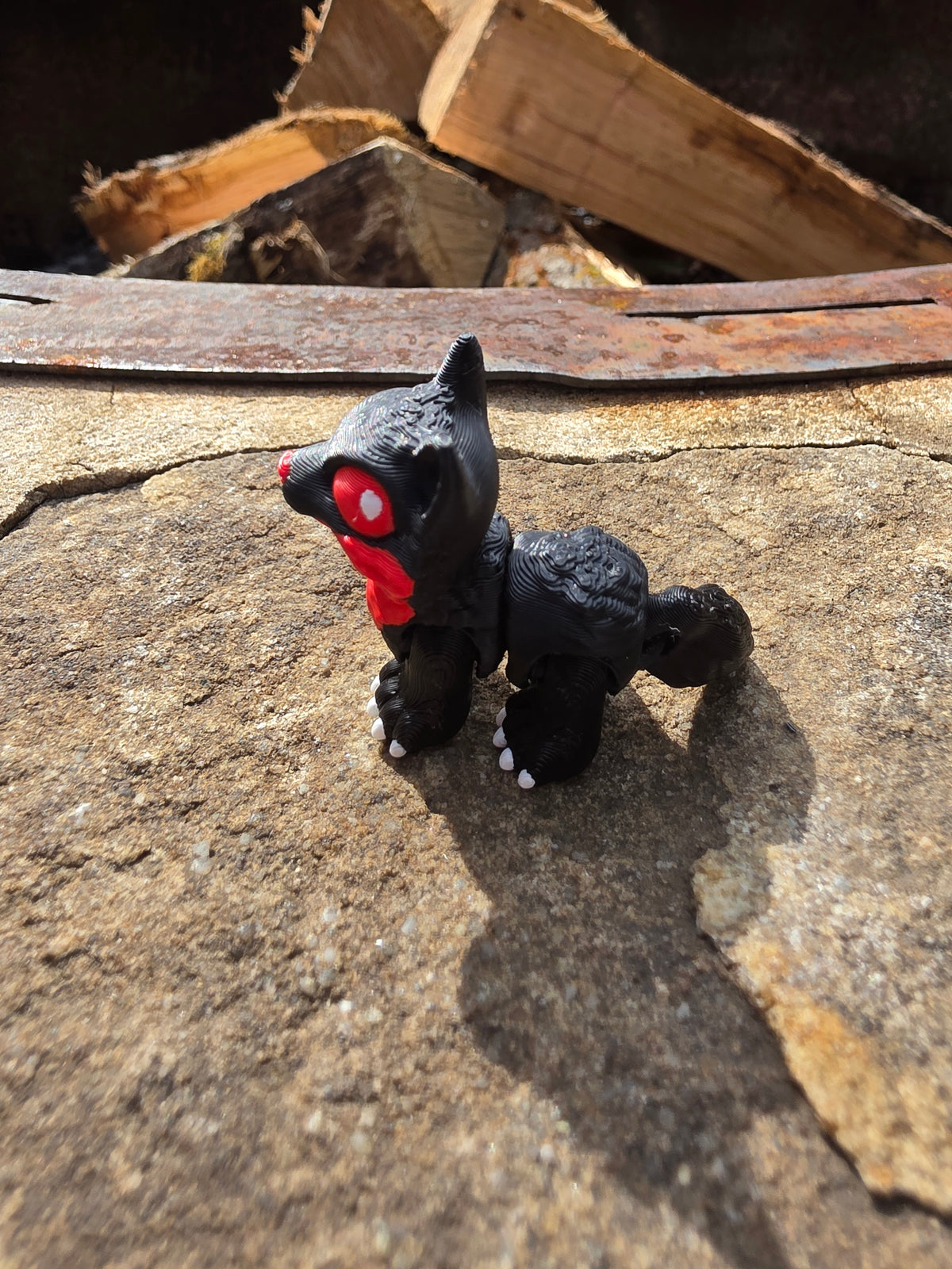 WOLF HATCHLING 3d printed figurine