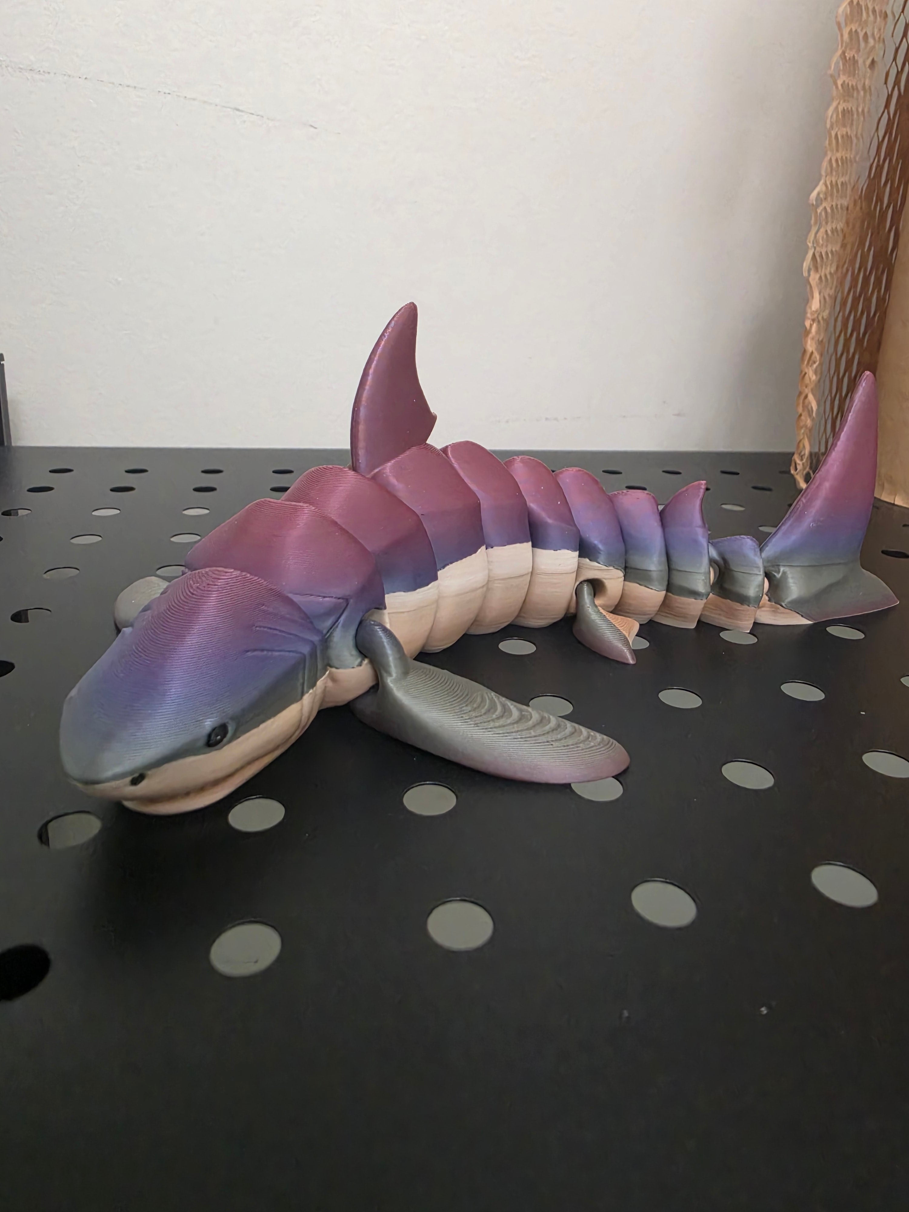 FLEXI SHARK small size 3d printed figurine