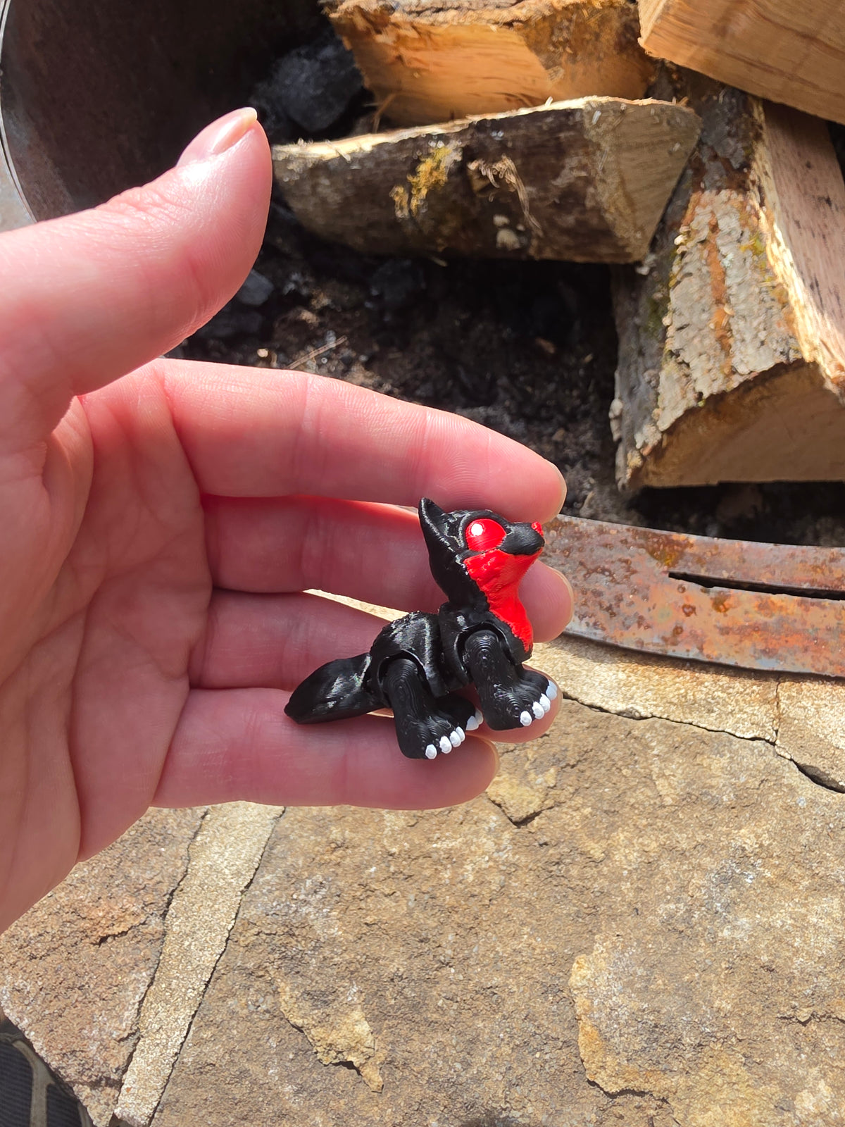 WOLF HATCHLING 3d printed figurine