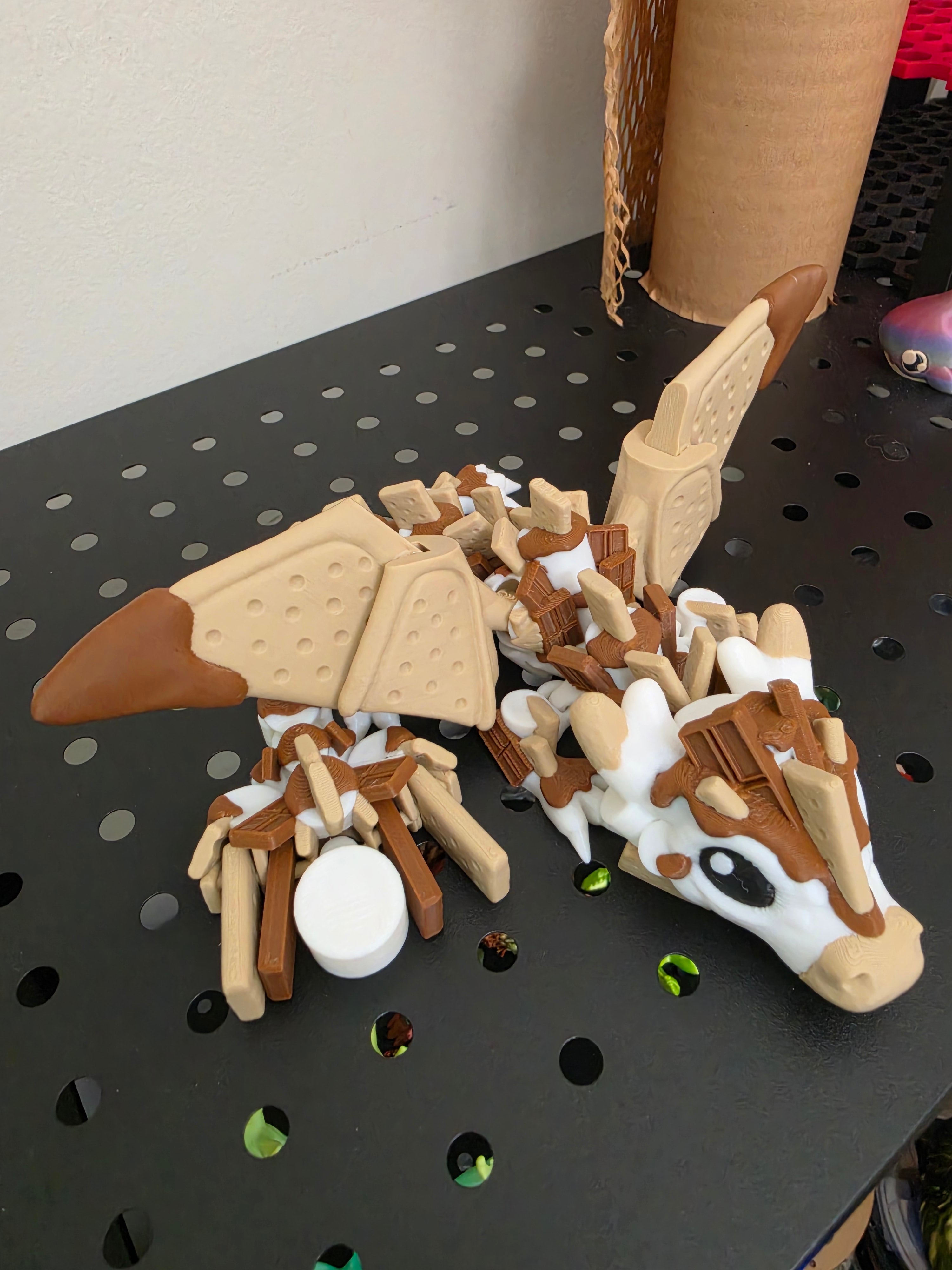 BABY SMORES DRAGON printed figurine