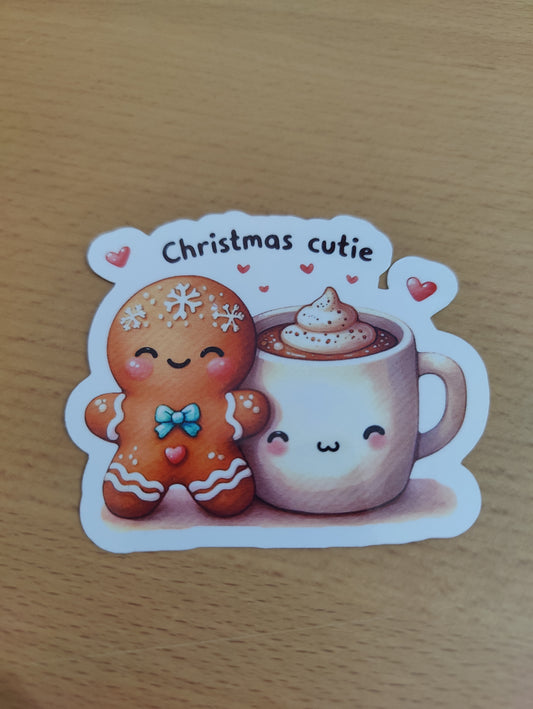 Christmas cutie sticker