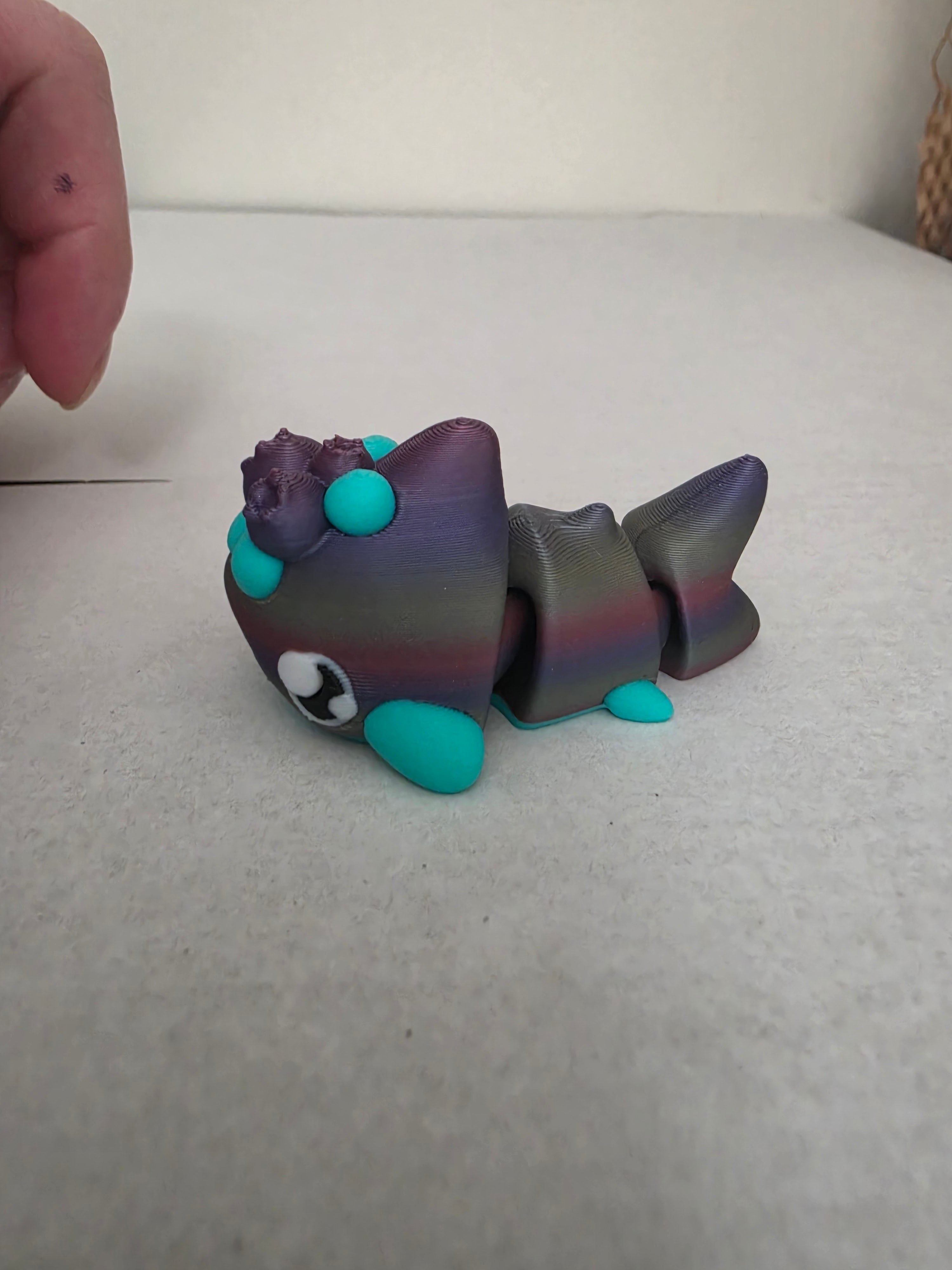 BLUEBERRY SHARK KEYCHAIN 3d printed figurine