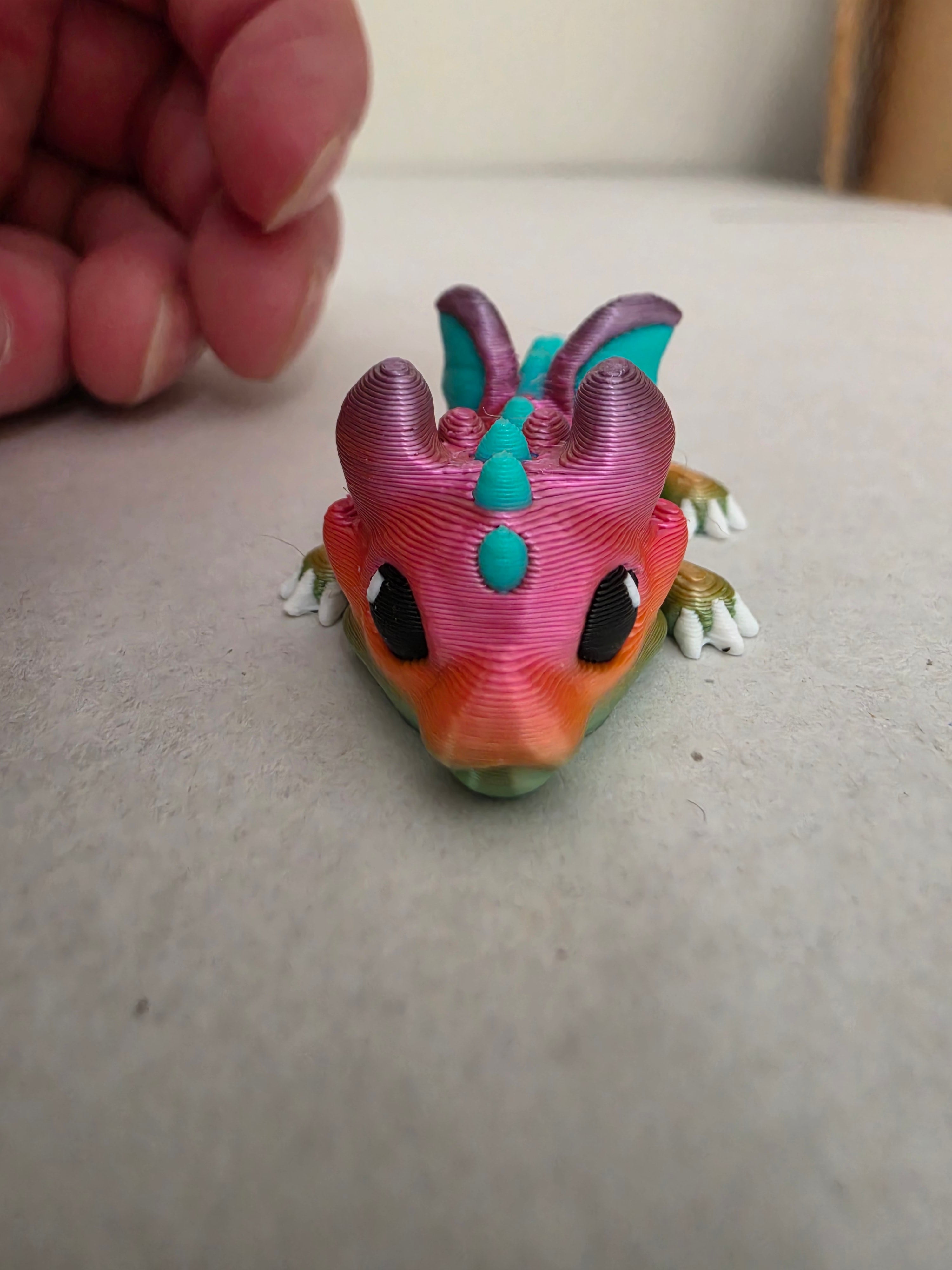 CUTE DRAGON HATCHLING 3d printed figurine