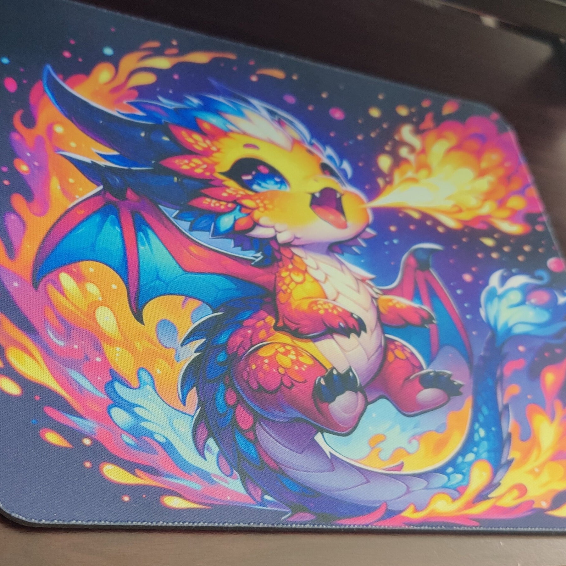 Rainbow Dragon Mousepad