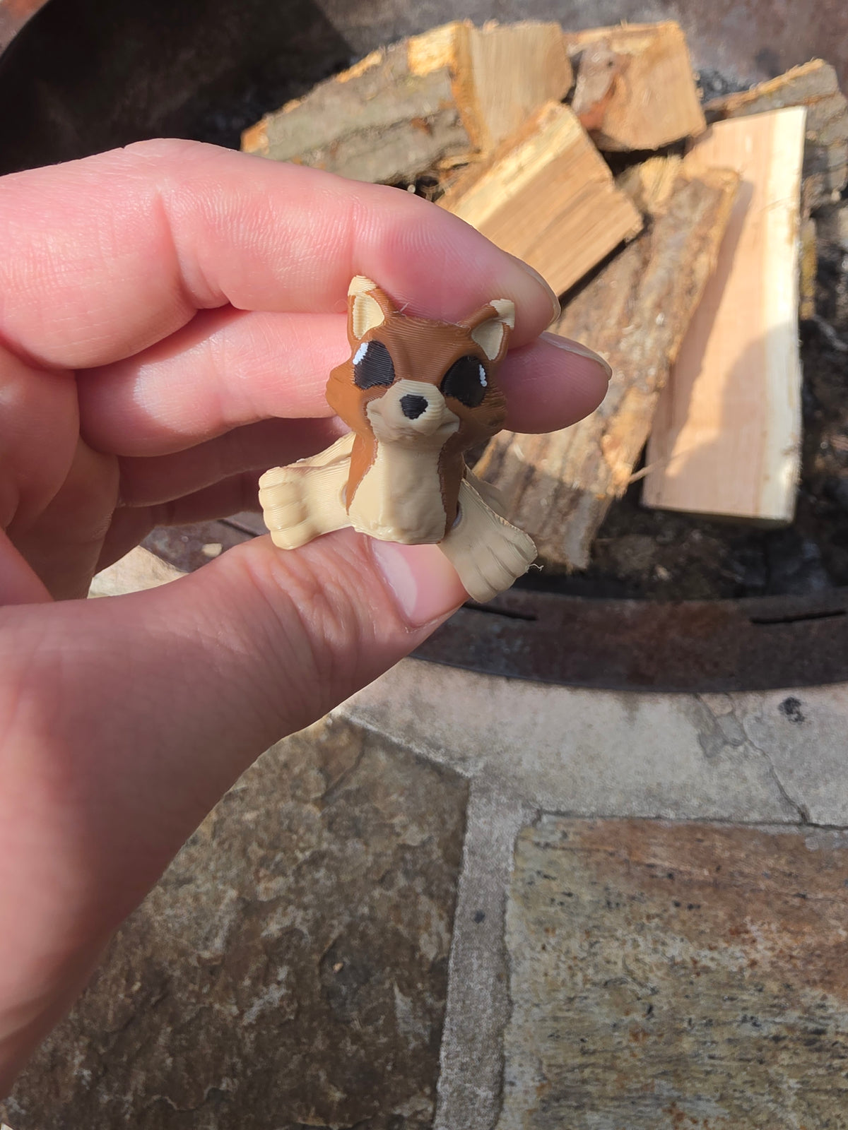WOLF HATCHLING 3d printed figurine