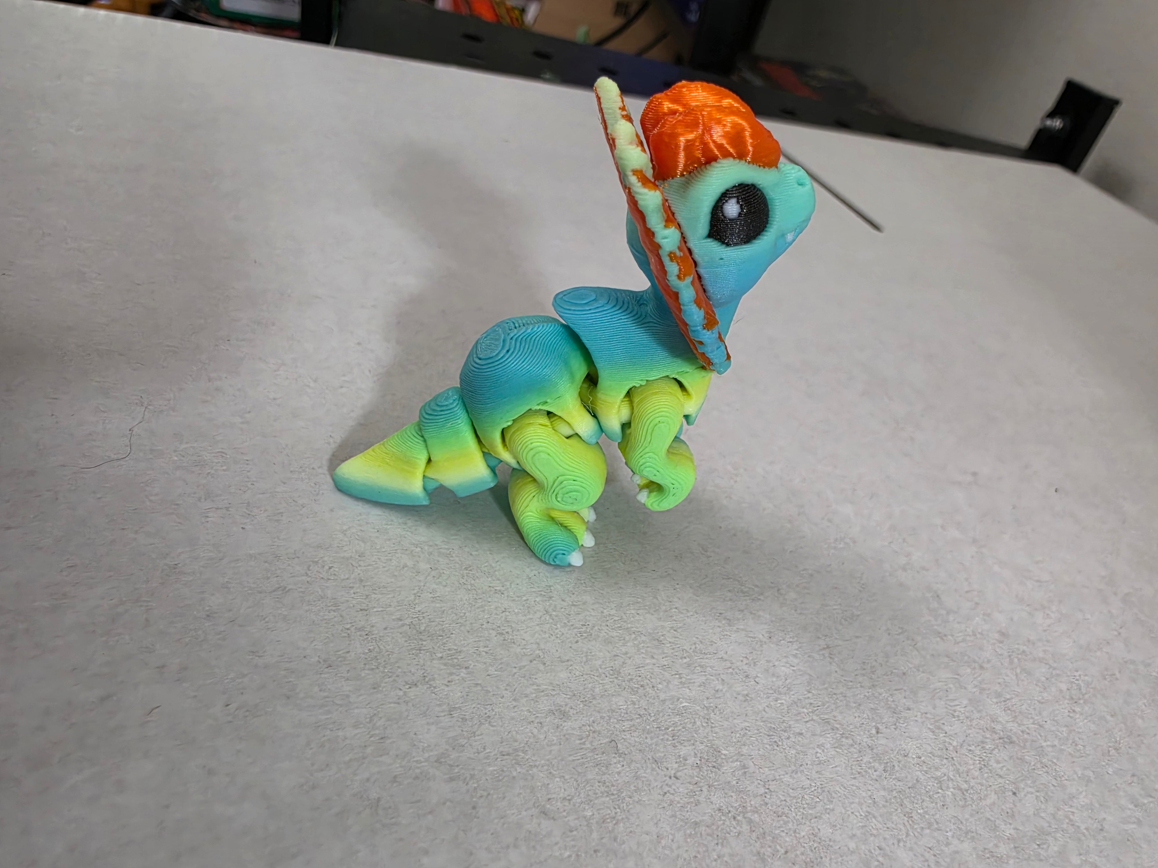 dilophosaur hatchling 3D print